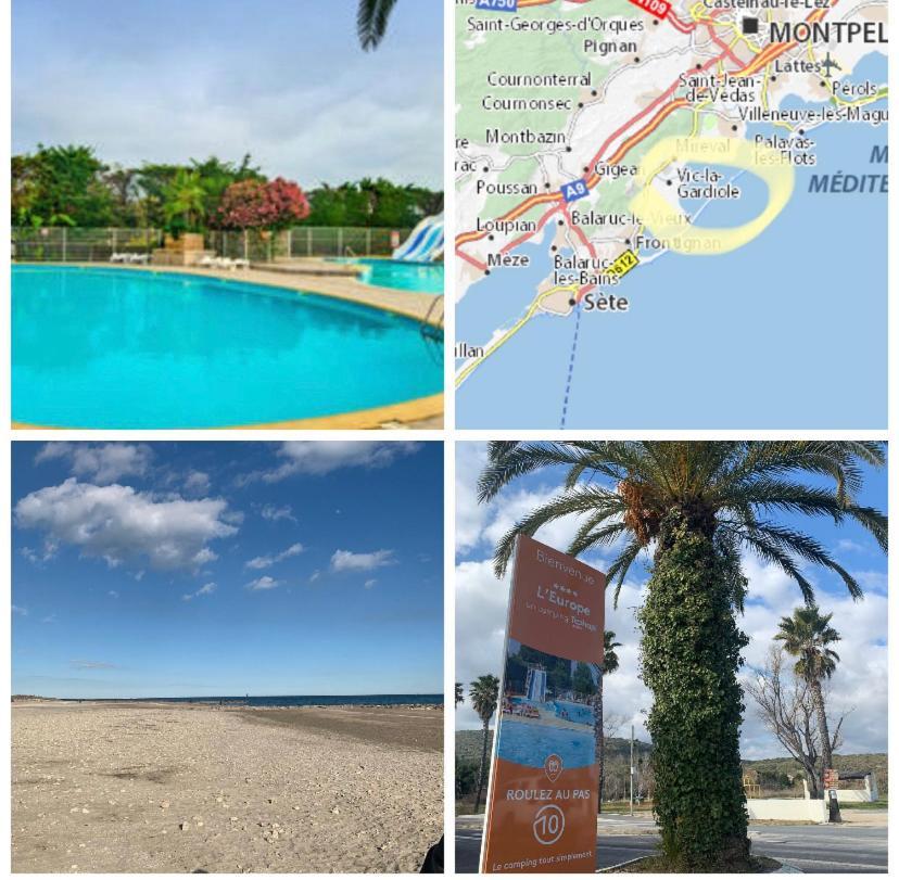 Hotel Camping L'Europe Vic-la-Gardiole Esterno foto